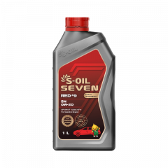 S-OIL 7 RED #9 SP/SN Plus Hybrid 0W20 Синт. Моторное масло (Гибрид) 1л