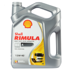 Shell Rimula R4 X 15w40 4л Мотор.масло