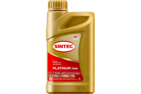 Sintec Platinum 7000 5W40 API SN/CF 1л Моторное масло