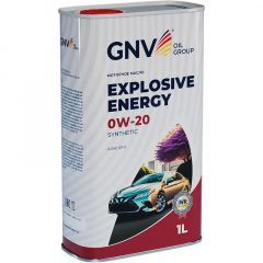 GNV EXPLOSIVE ENERGY SYNTHETIC 0W-20 Моторное масло 1л (металл)